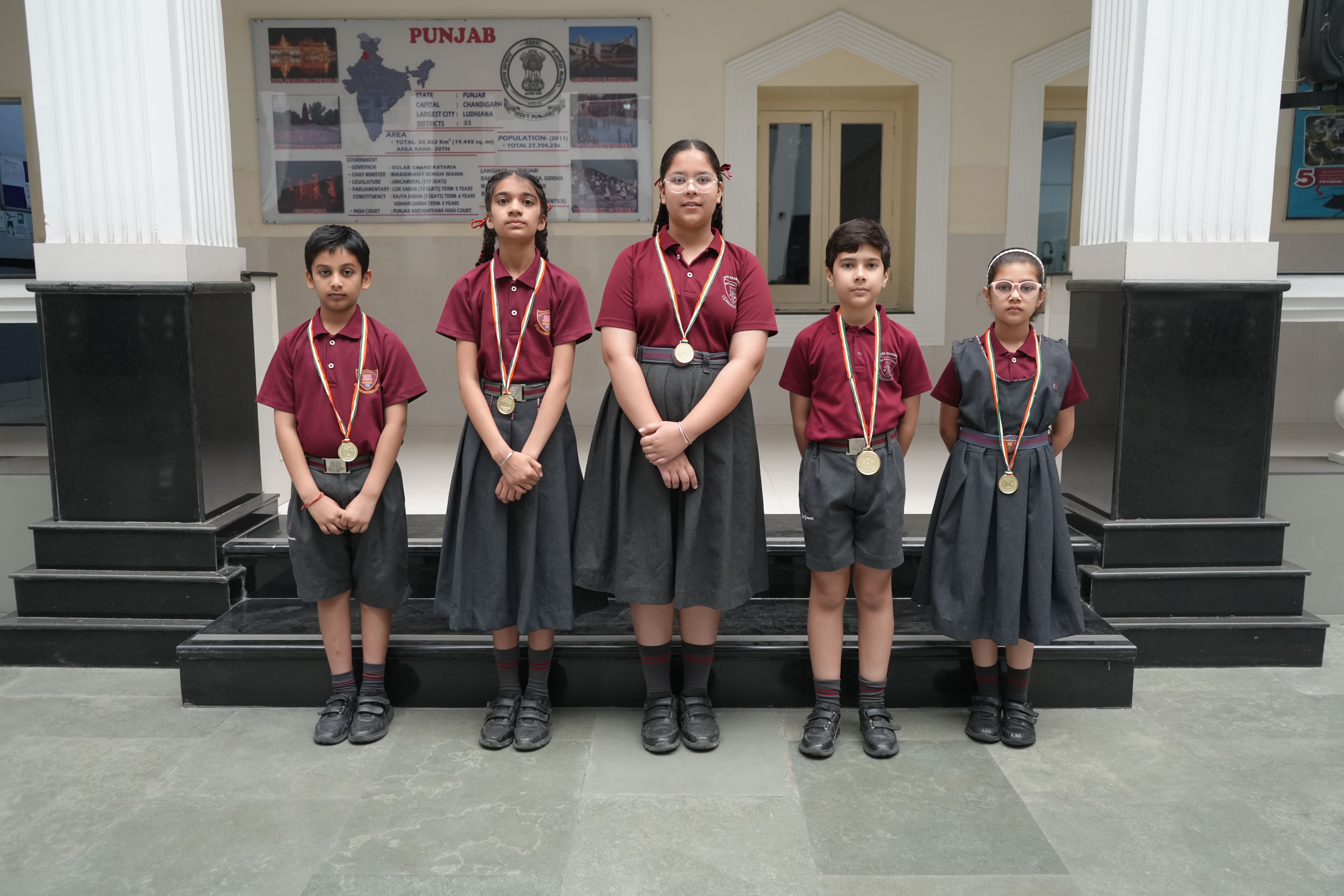 Gold Medalists of Excellence and Distinction   International Hindi Olympiad 2025 26